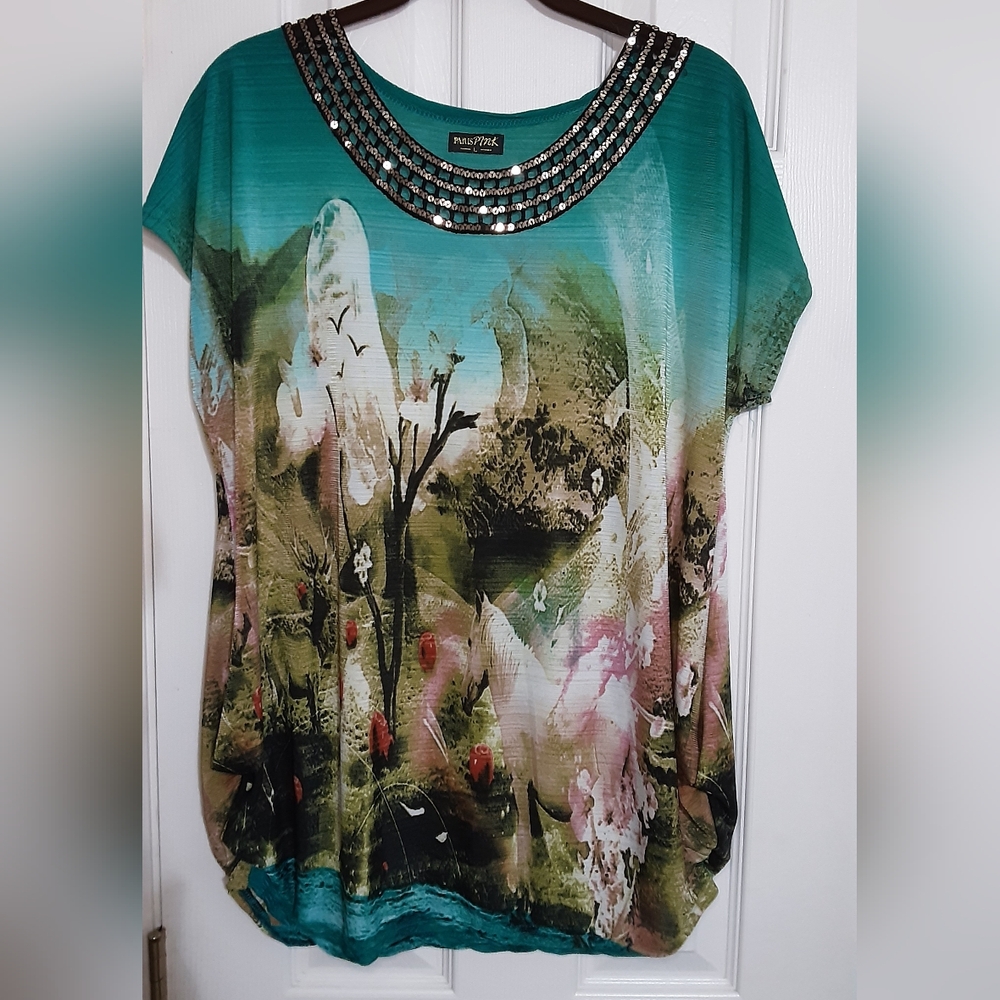 Paris Pink Sleeveless Tunic